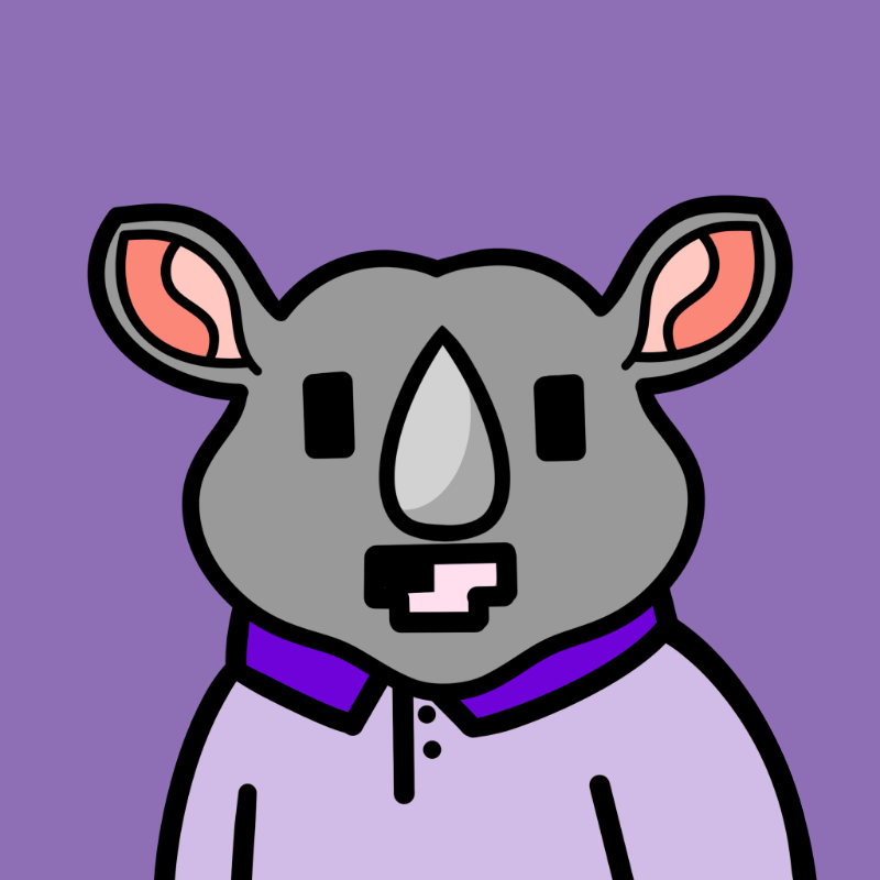Cool Rhinoo #10 static token preview