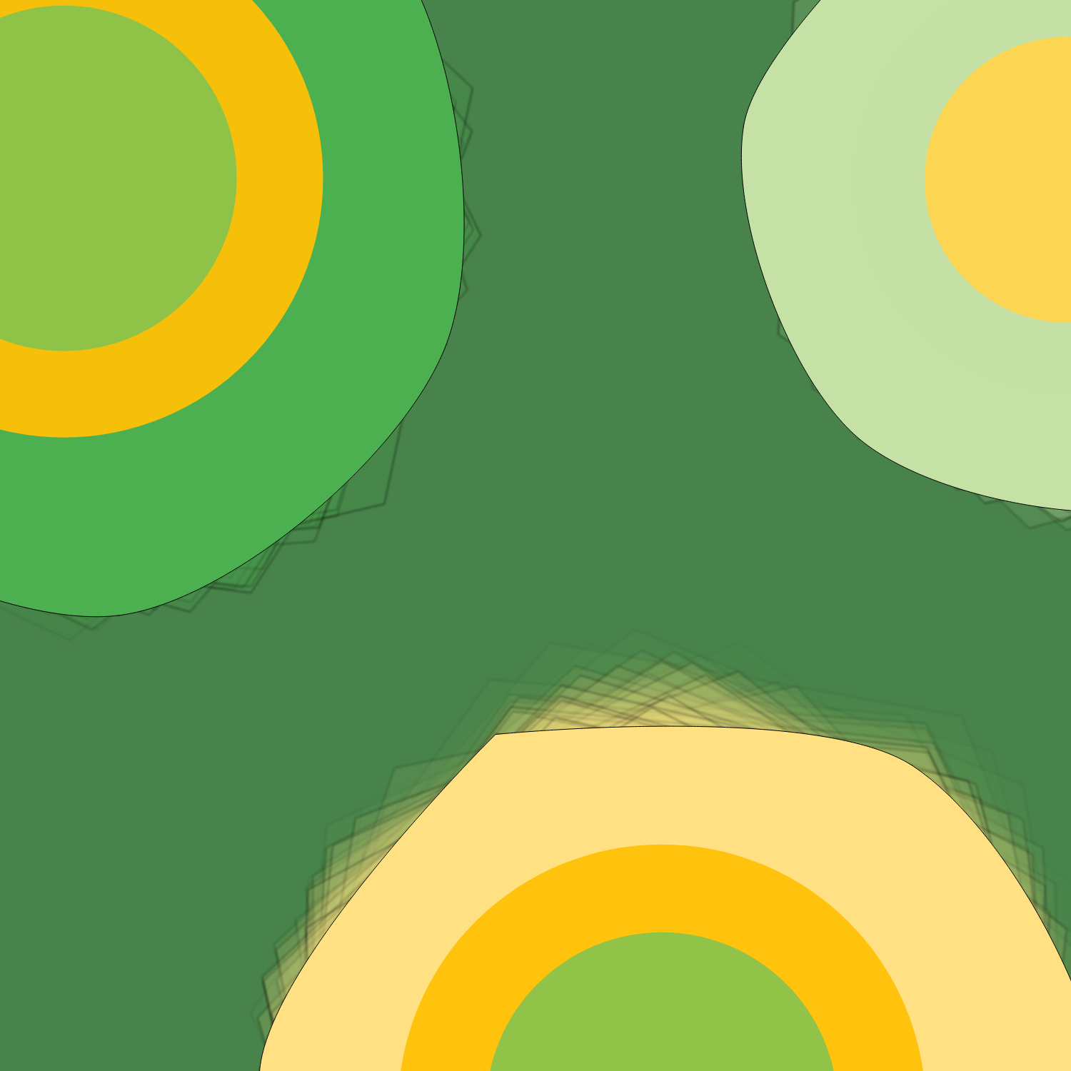 Geometric colorful shapes (Free edition) #19 static token preview
