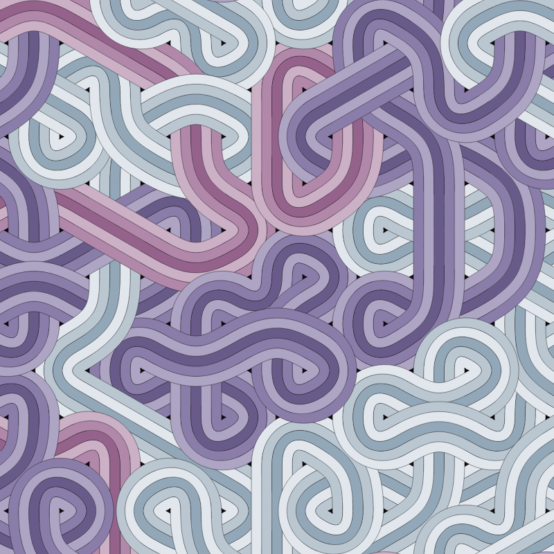 Bézier Truchet #17 static token preview