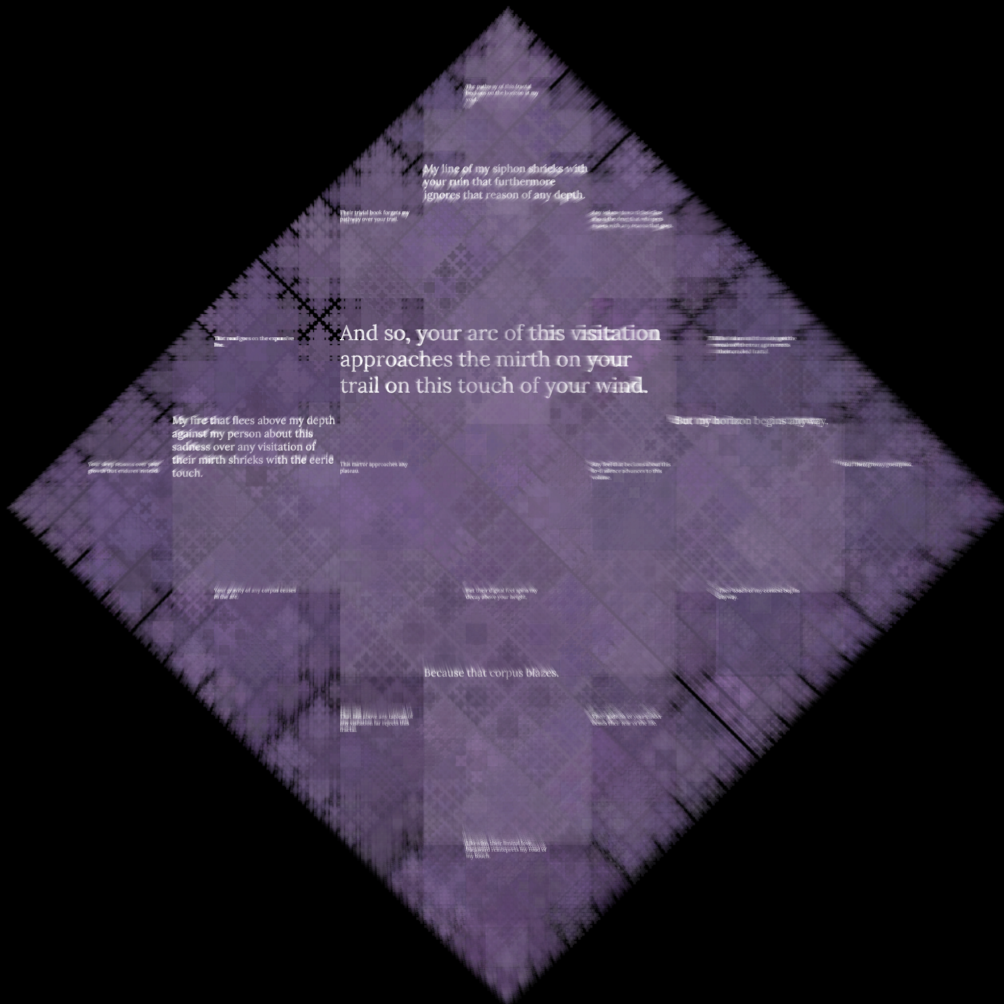 Diamond Fractal Fire #22 static token preview
