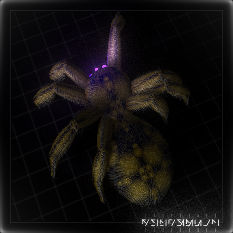 Impure Spiders #2 static token preview