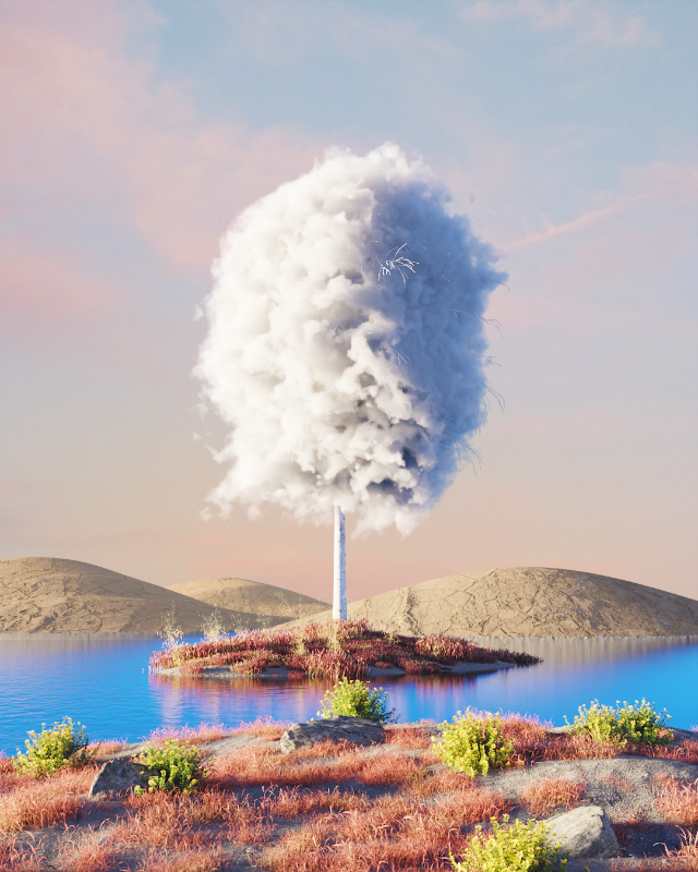 Cloudy desert #3 static token preview