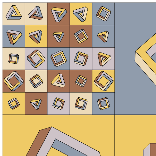 Impossible figures #N #5 static token preview