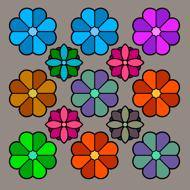 Just Flowers and Colors... #6 static token preview