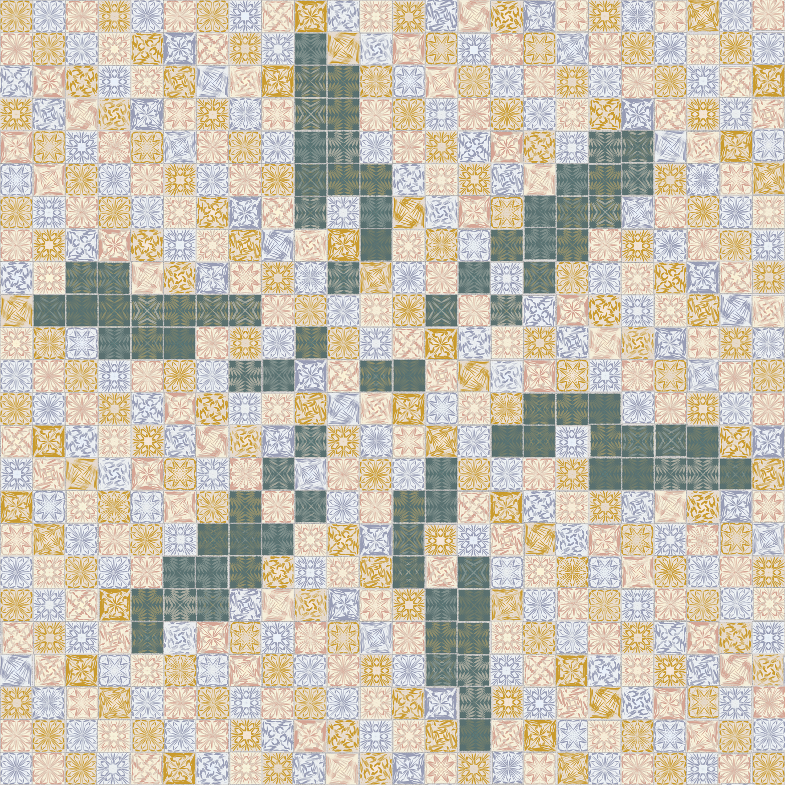 Glimpse Of Geometrical Azulejos #14 static token preview