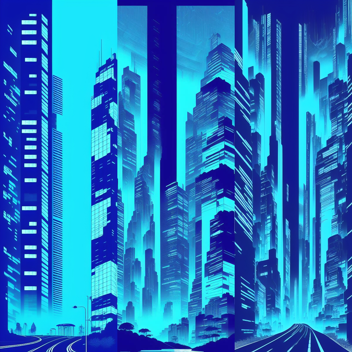 Blue City #3 static token preview