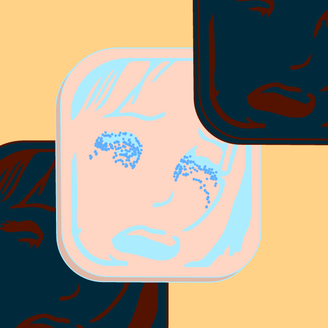 Card in the box "Crying girl" #12 static token preview