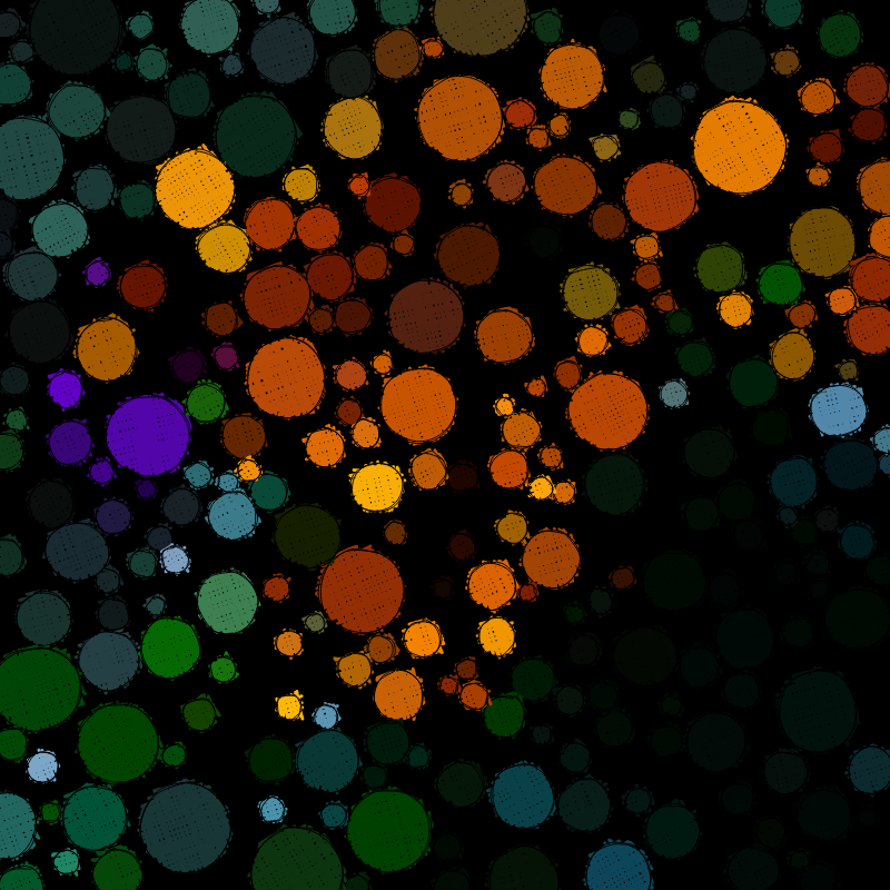 roughly packed flowers #14 static token preview