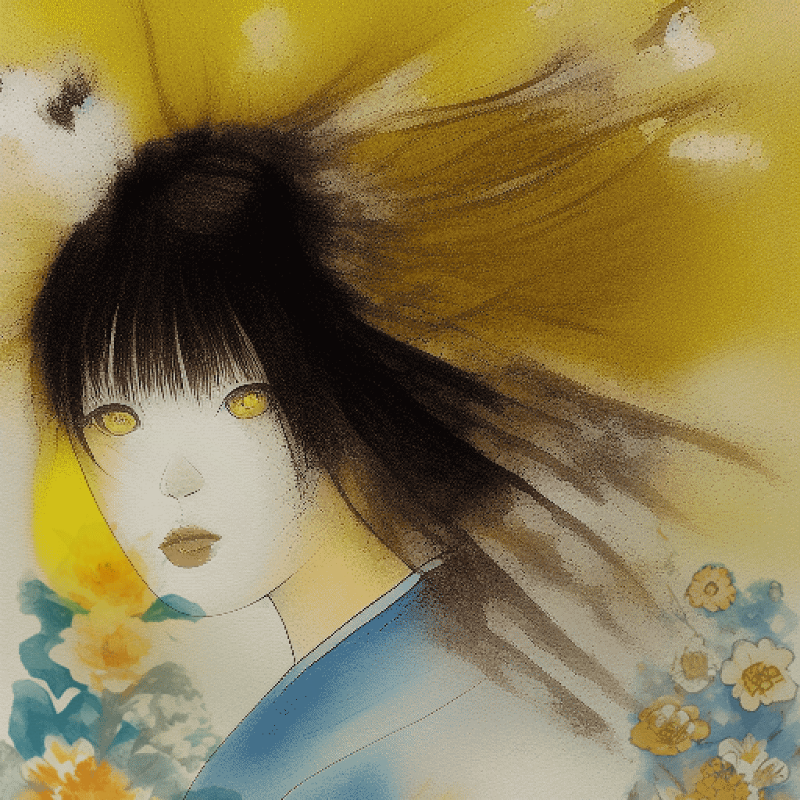 The yellow Flowers #5 static token preview
