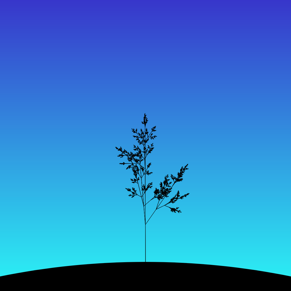 Fractal-Lsystem Tree #19 static token preview