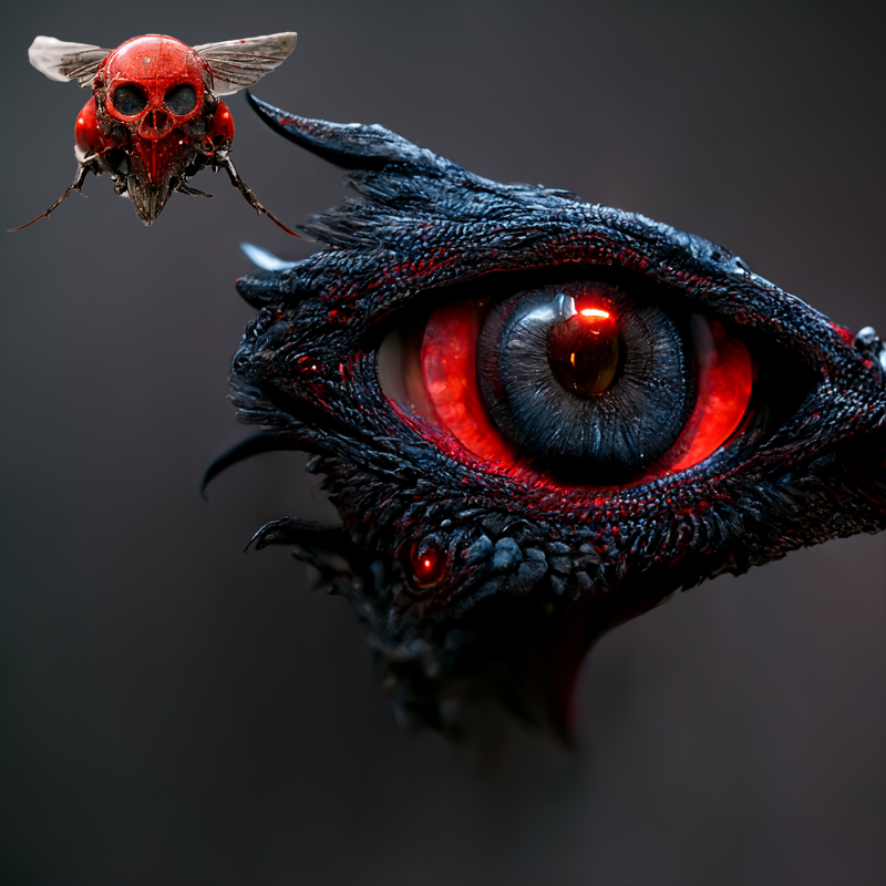 AI Eyes and Insect #10 static token preview