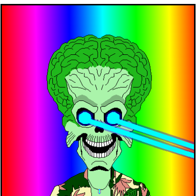 77 Weird Aliens #6 static token preview