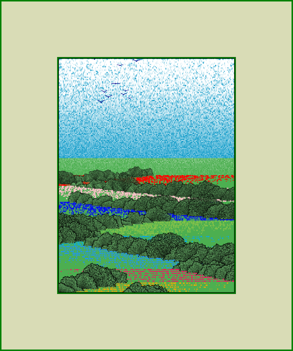 Fields of flowers #23 static token preview