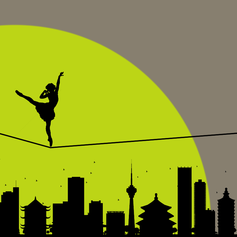Dancing over the city #13 static token preview