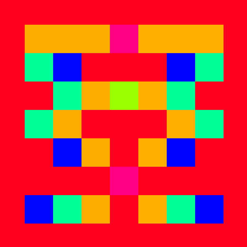 Colorful Invaders #5 static token preview