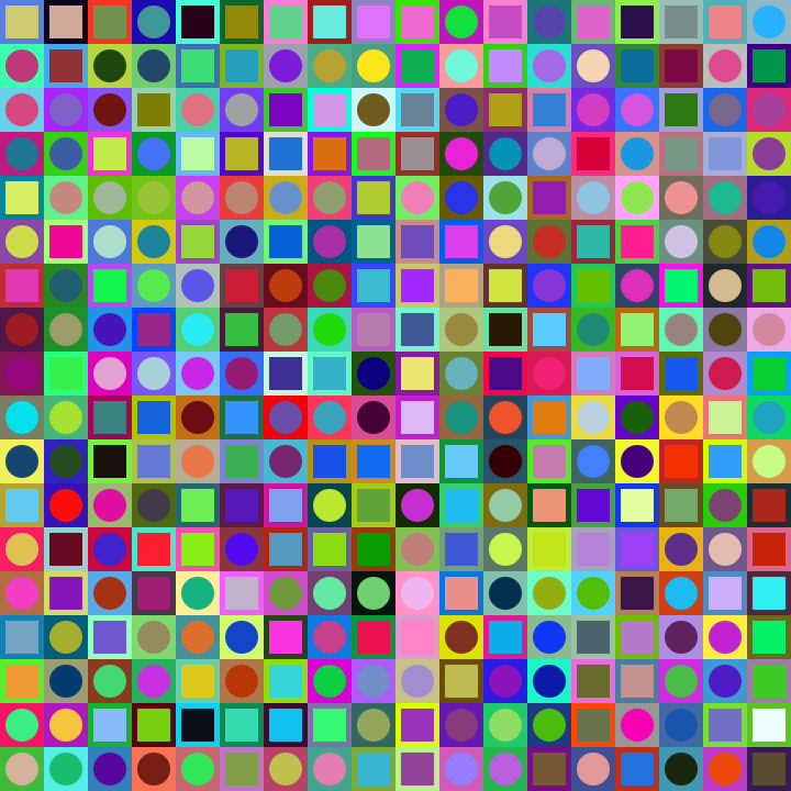 Square Dot Composition #23 static token preview
