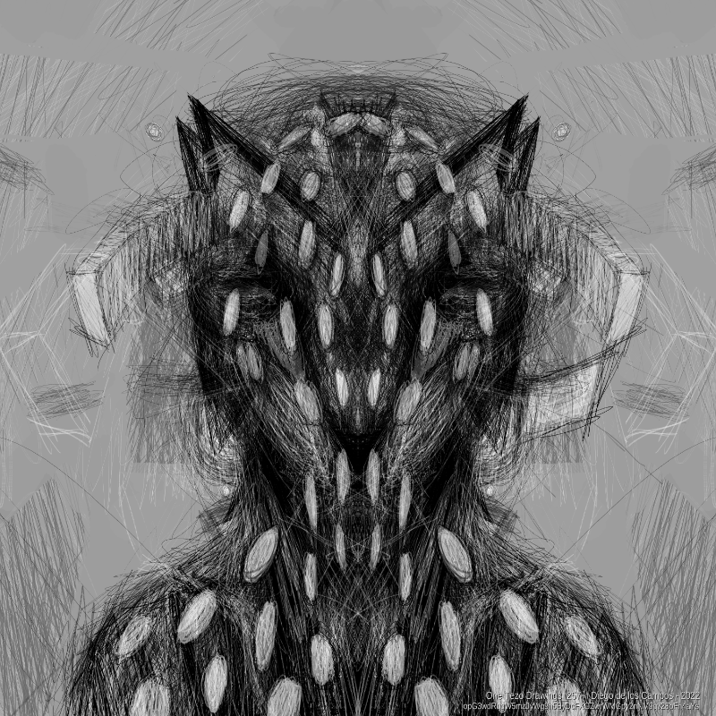One Tezo Drawings_257+ #8 static token preview