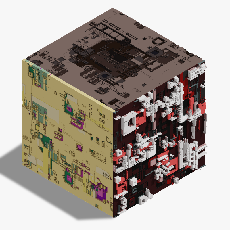 Cube generative #8 static token preview