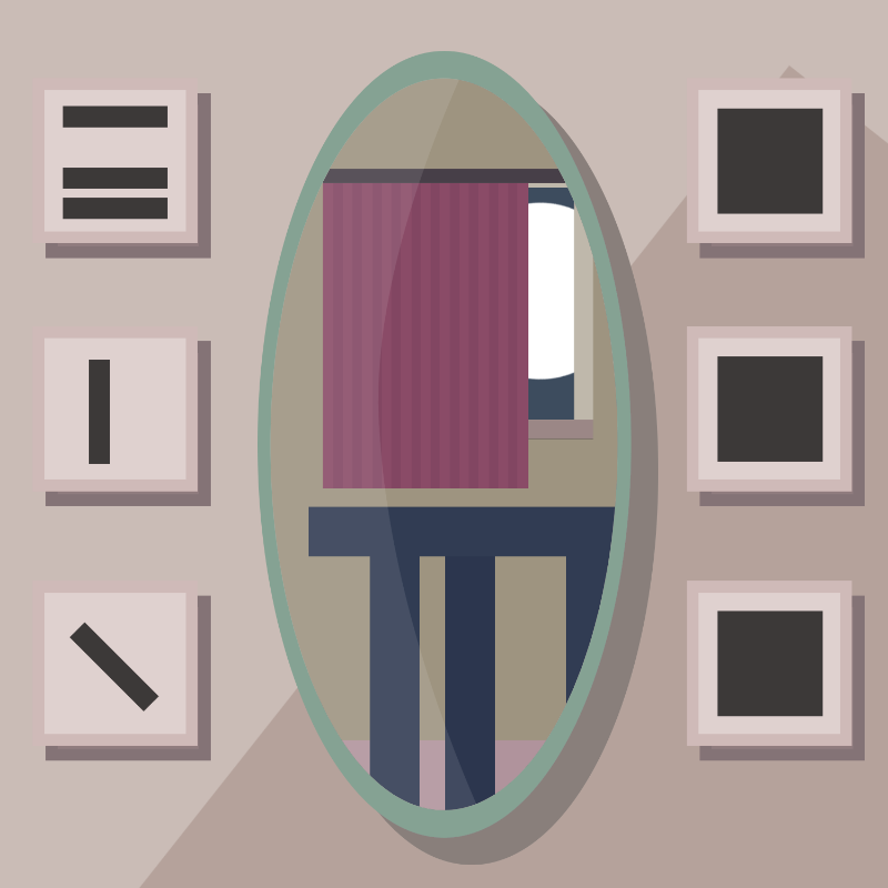 A moon in\and the mirror. #2 static token preview