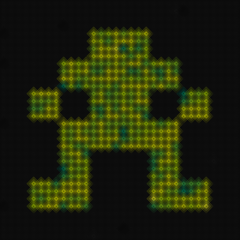 Not your average space invader #1 static token preview