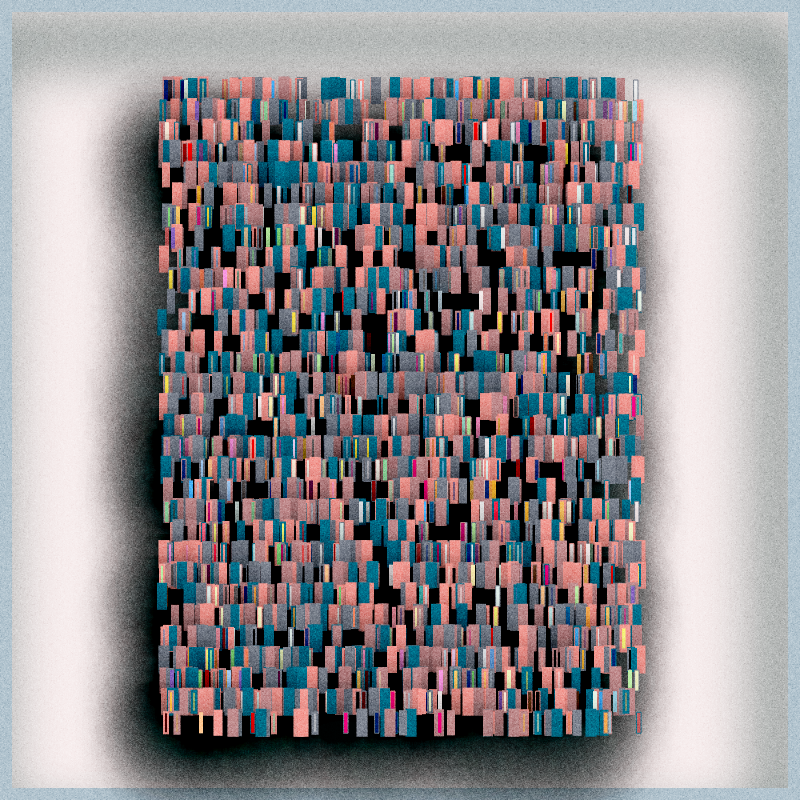 Floating Bookshelves #7 static token preview