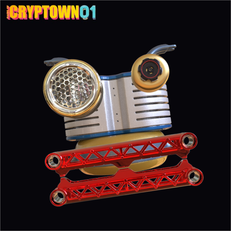 FacesOfCryptown vol.01 #18 static token preview