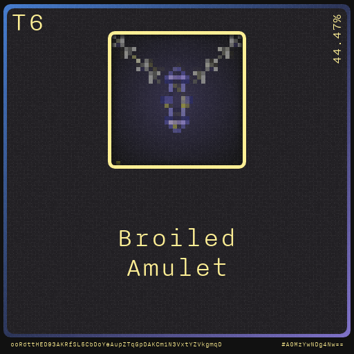 Gear for your quests - Amulet #18 static token preview