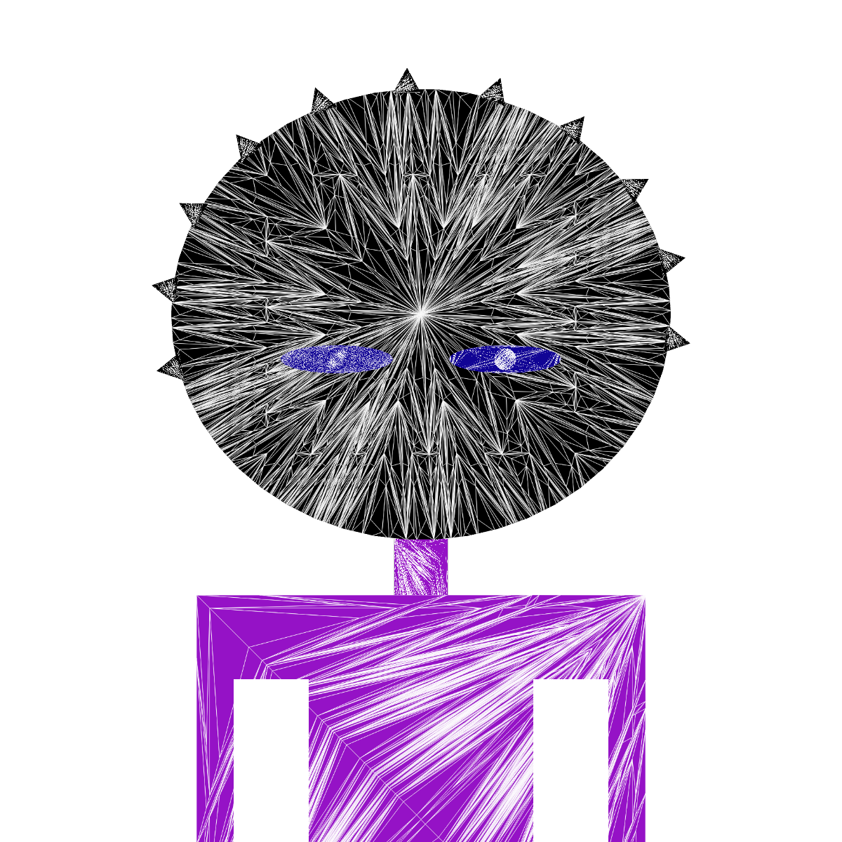 Spiky Woman #12 static token preview