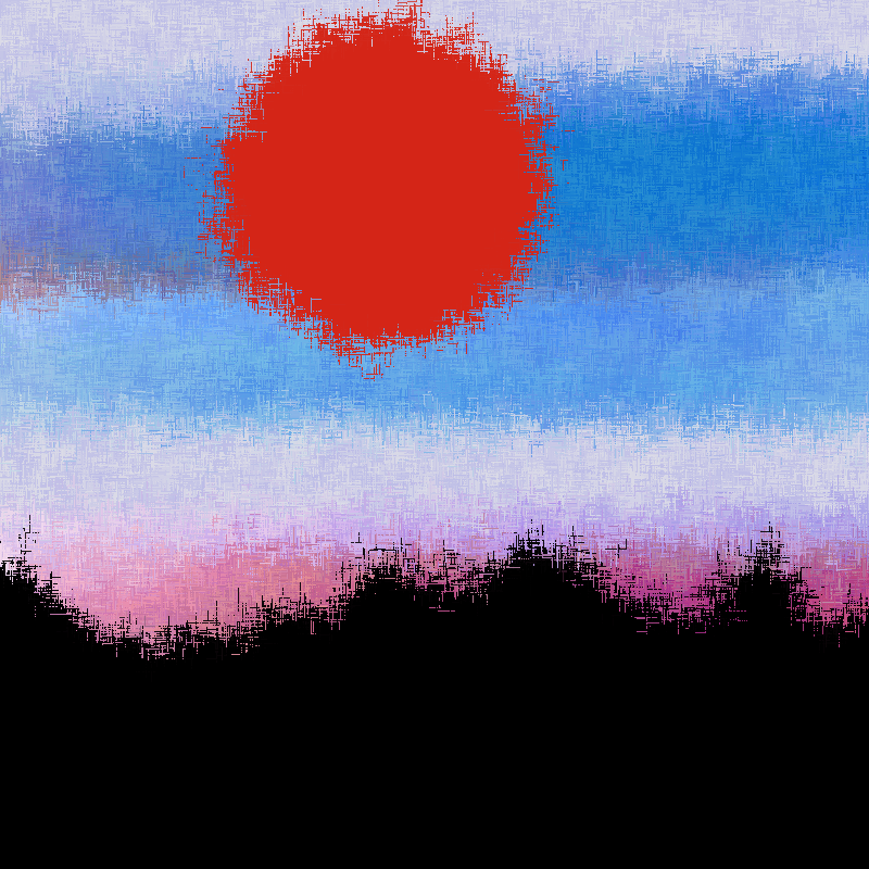 Sunset in memory #7 static token preview