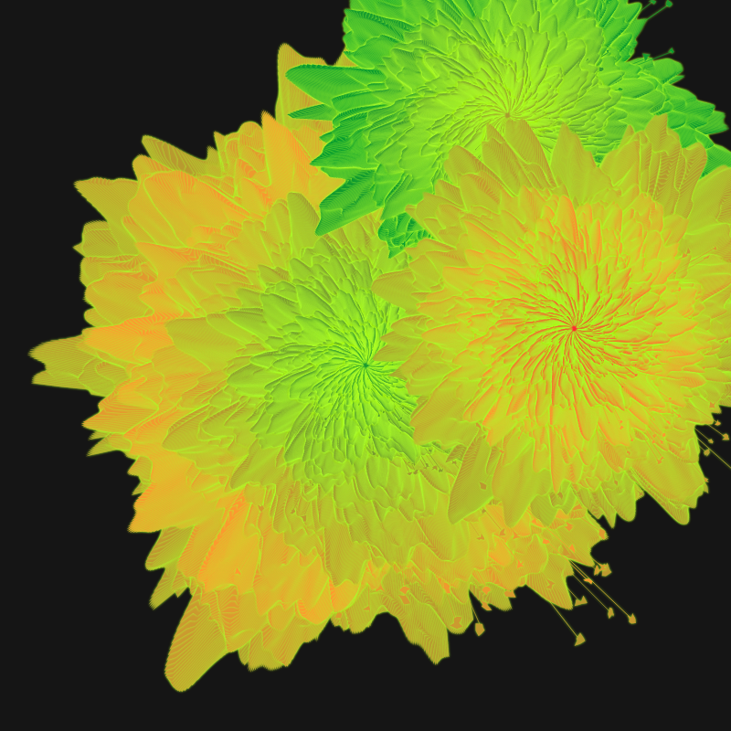 Bouquet of digital flowers #1 static token preview