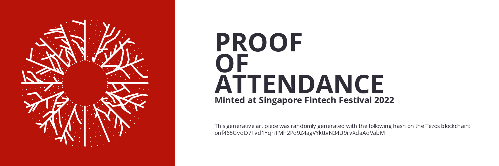 SFF2022 Proof of Attendance Token #543 static token preview