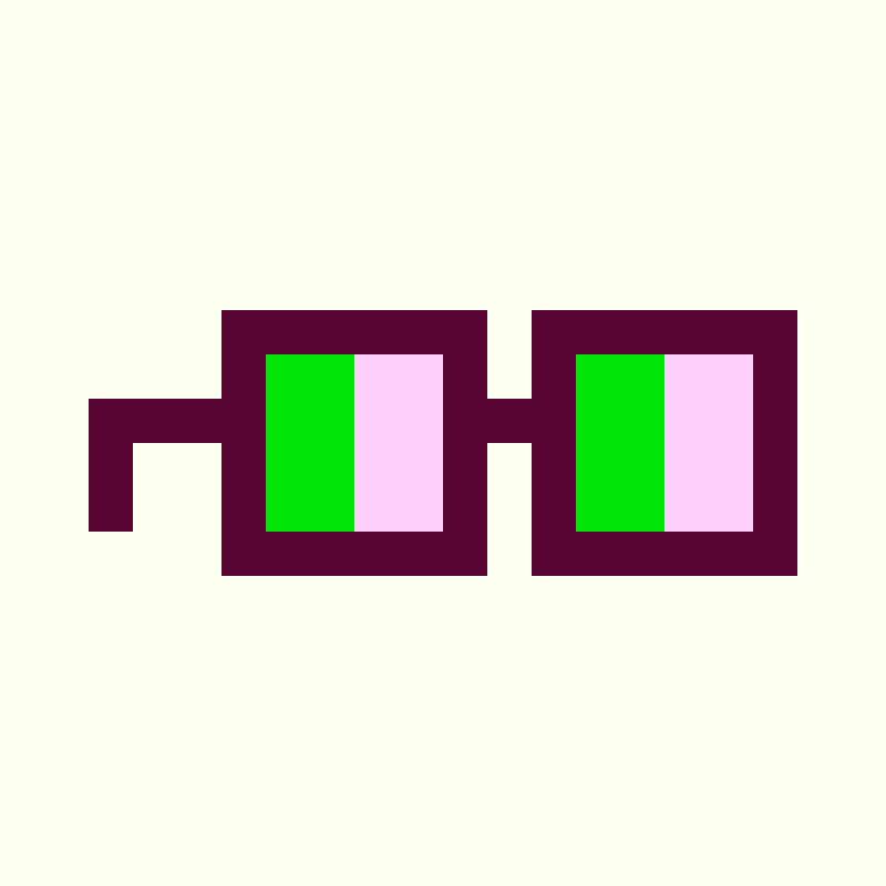 Coded Nouns Glasses #18 static token preview