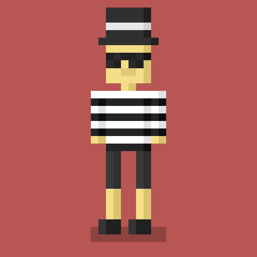 Pixel Dudes #14 static token preview