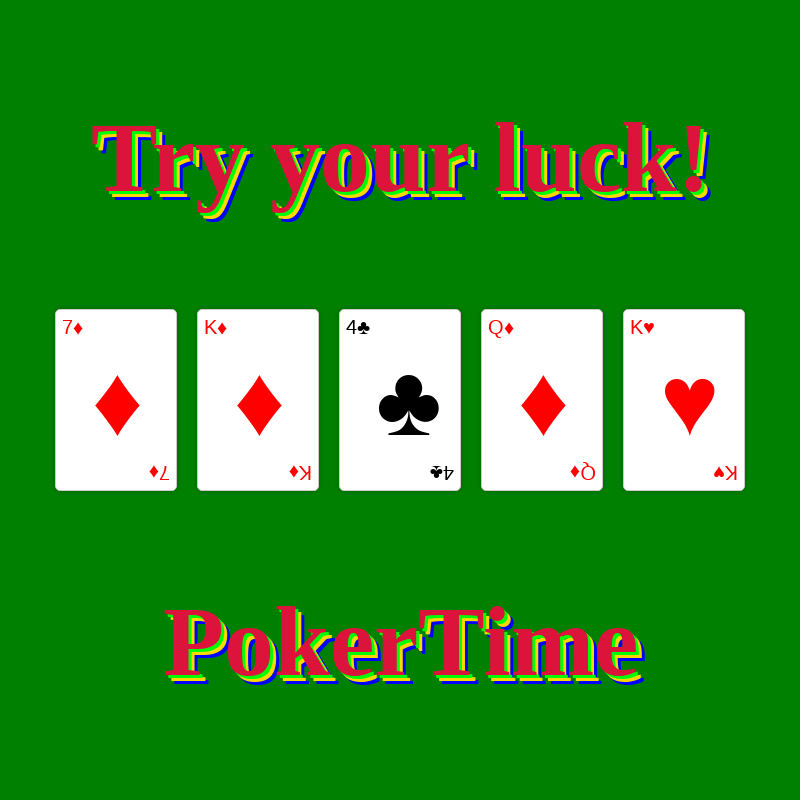 Try your Luck: PokerTime #4 static token preview