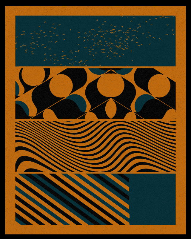 Bauhaus art #orange #13 static token preview
