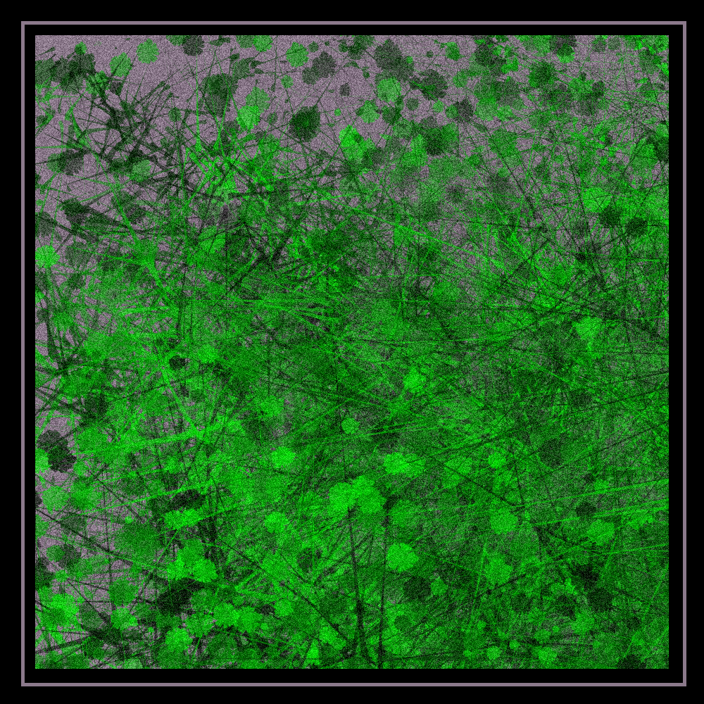 Abstract painting - vegetation #8 static token preview