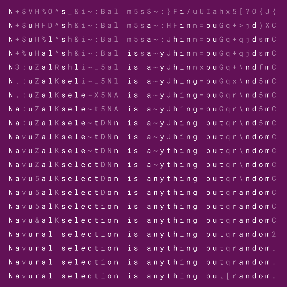 Natural selection #10 static token preview