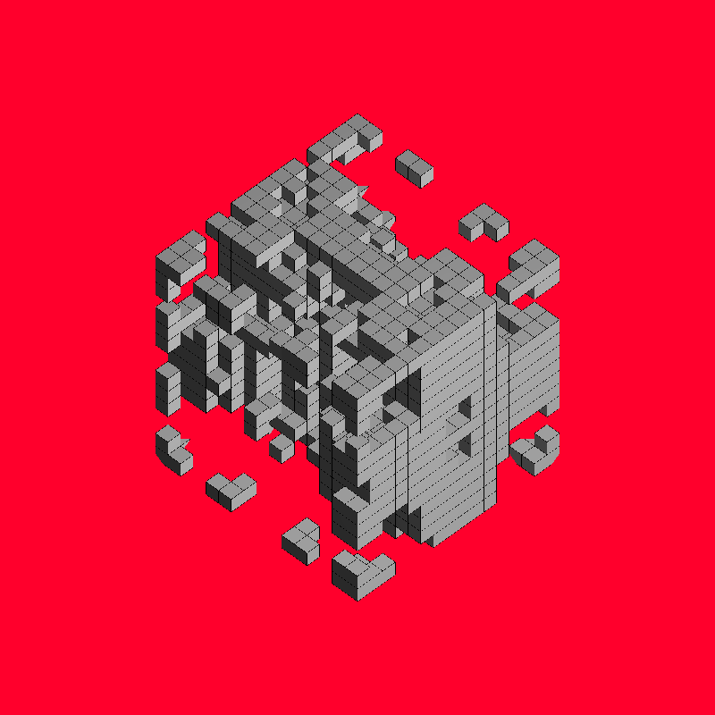 Voxelium #1 static token preview