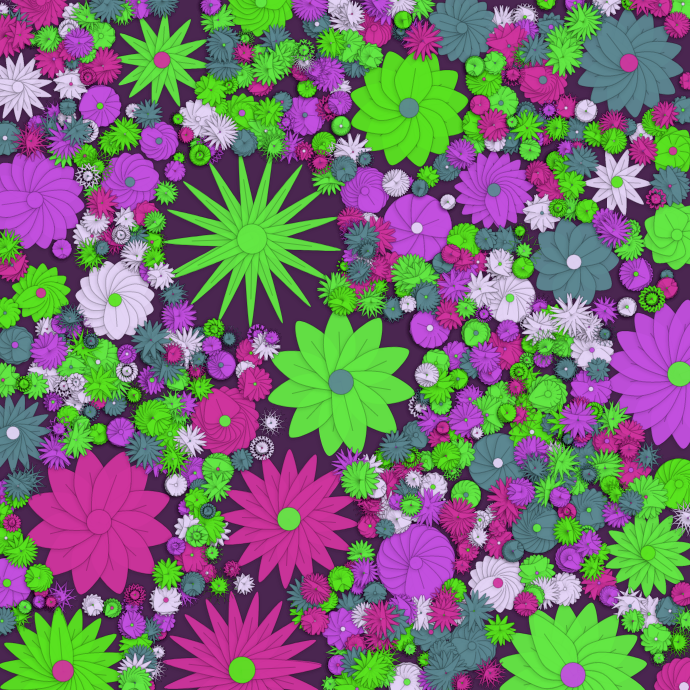 Flower garden #5 static token preview