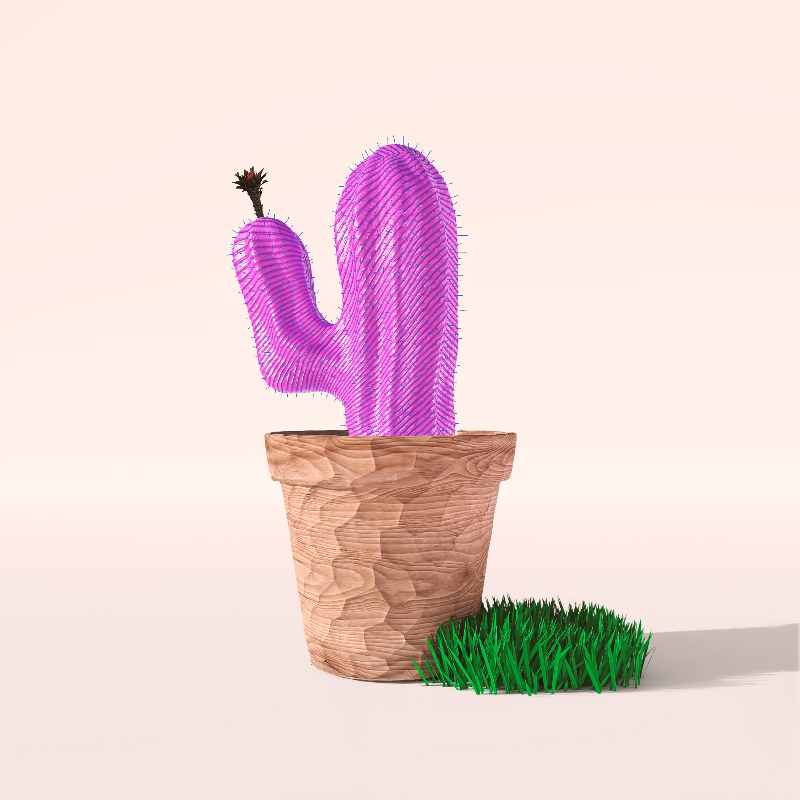 3D Crypto Cacti #20 static token preview