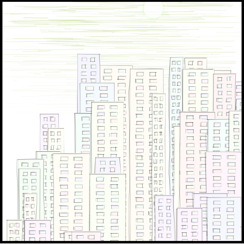 City sketch #8 static token preview