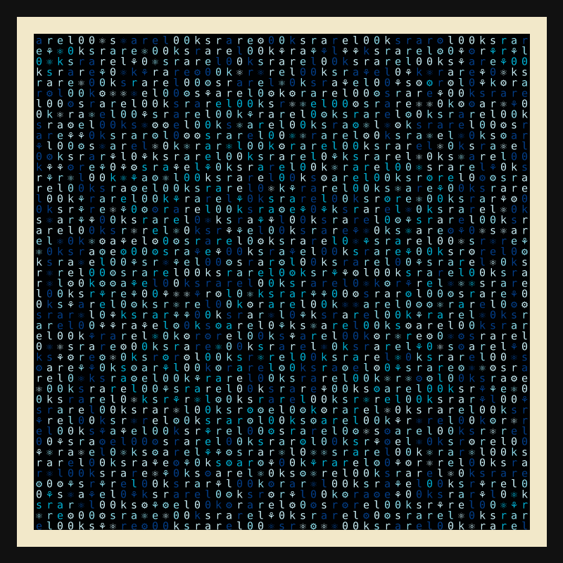 not-so-hidden messages #4 static token preview