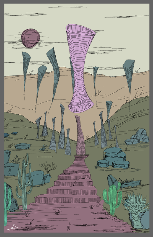 Skyward Garden #zentangle_world #18 static token preview