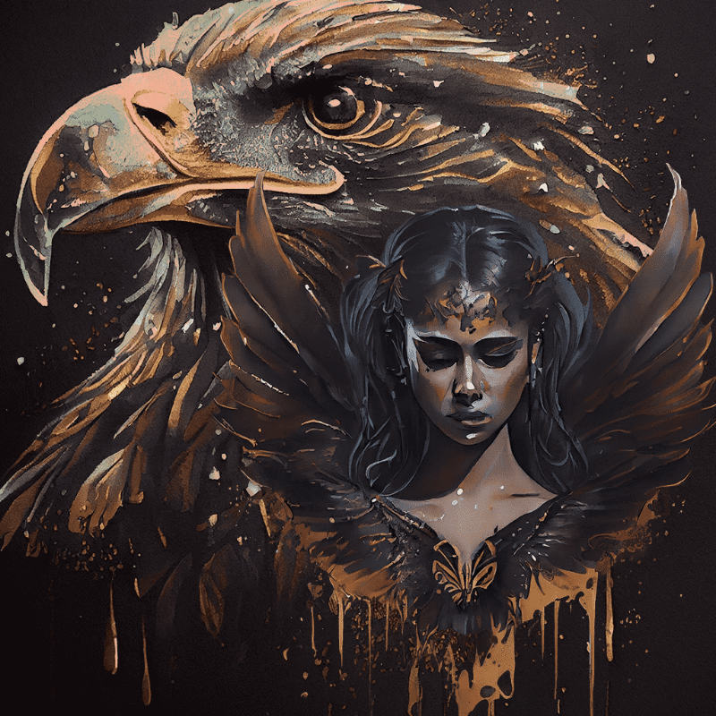 Hera and Eagle #10 static token preview