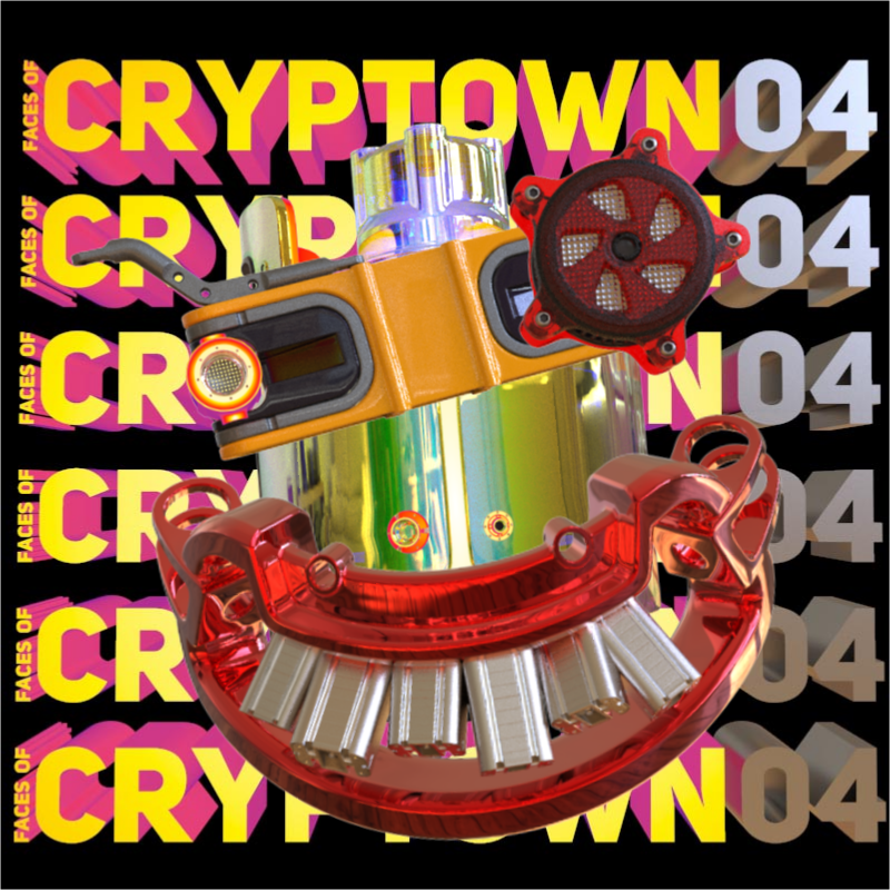 FacesOfCryptown vol.04 #9 static token preview