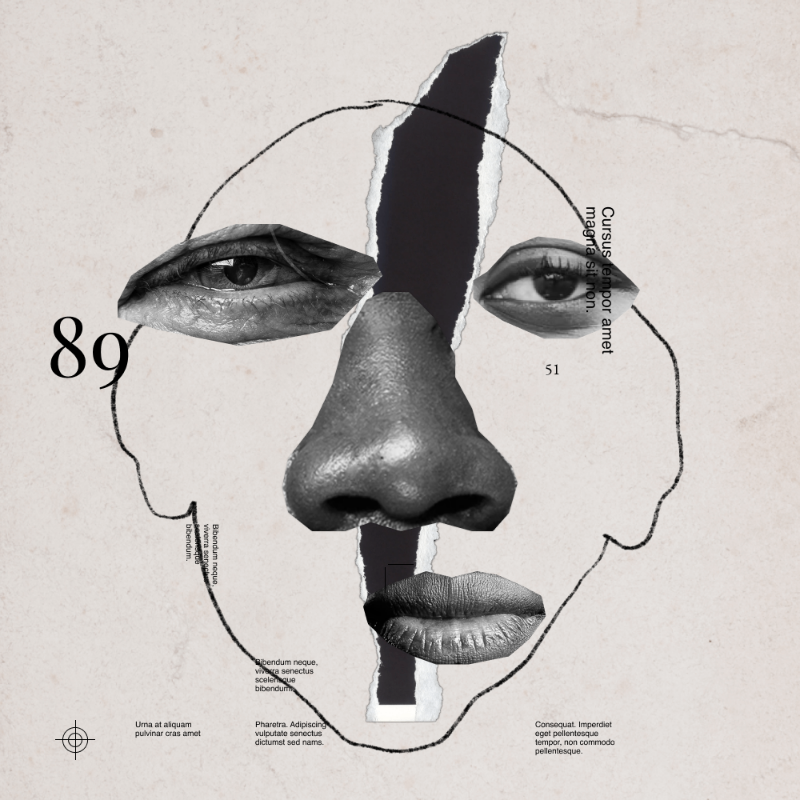 Collage faces #9 static token preview