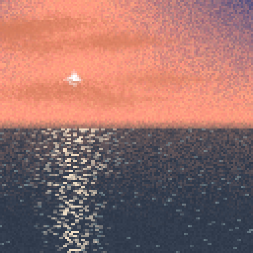 Pixel Ocean #7 static token preview