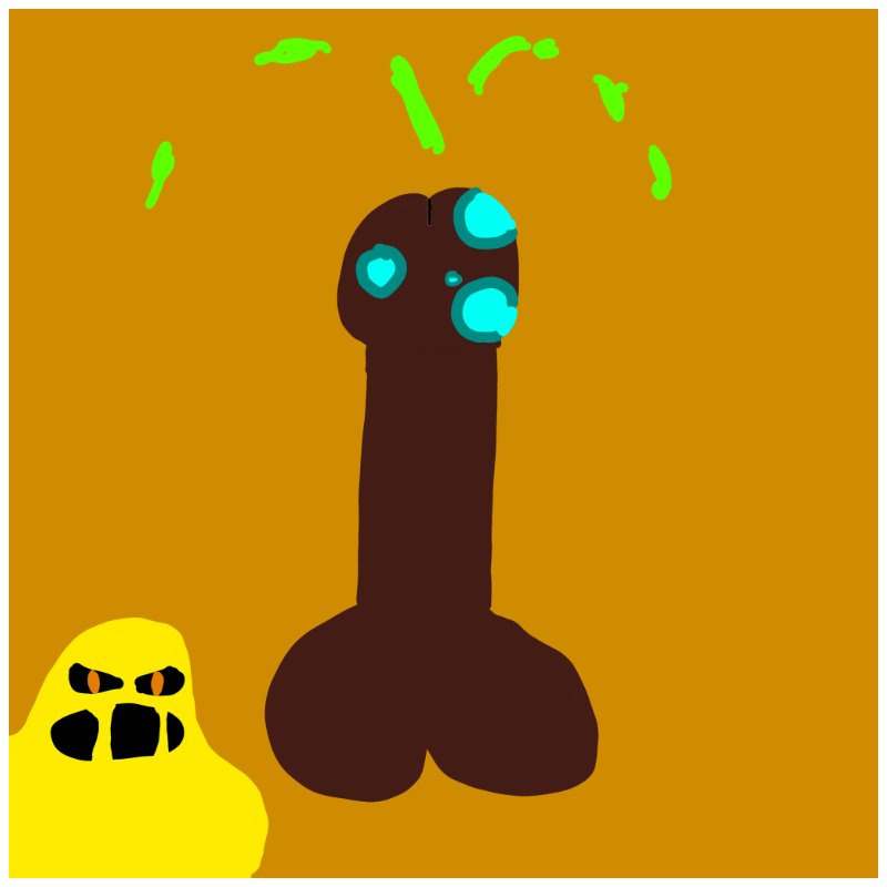 Decayed Dickgenerative Art #38 static token preview