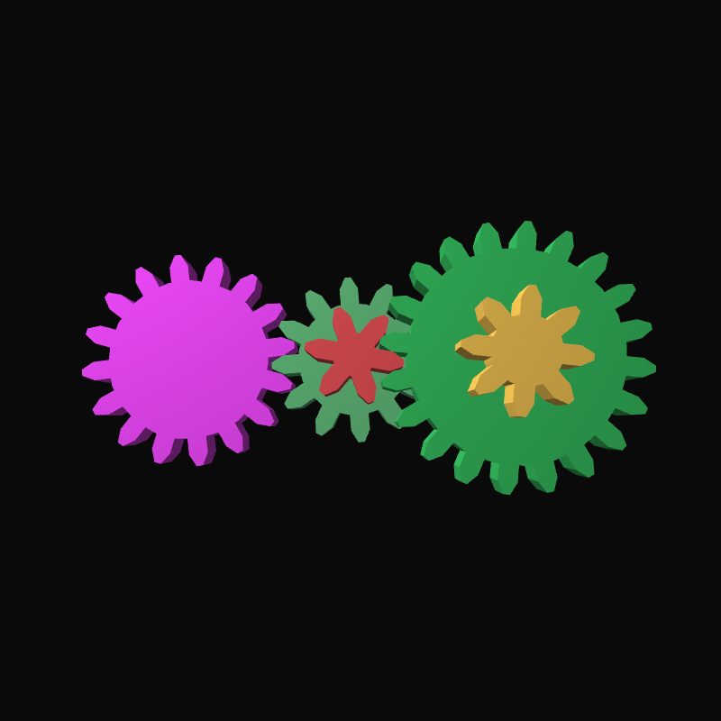 Mechanical gears #9 static token preview