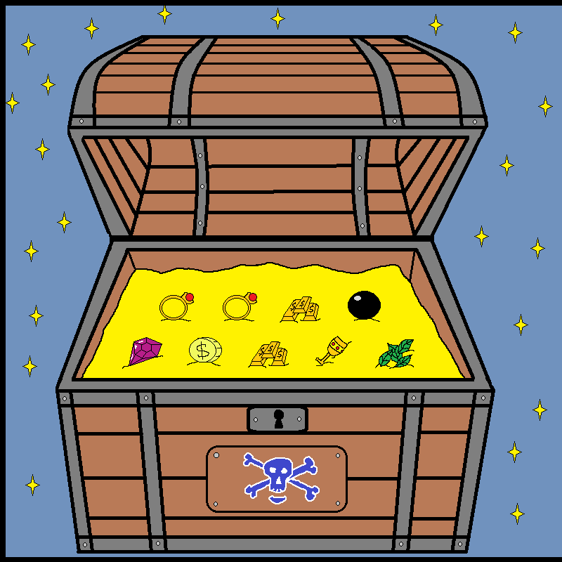 Treasure loot box #22 static token preview